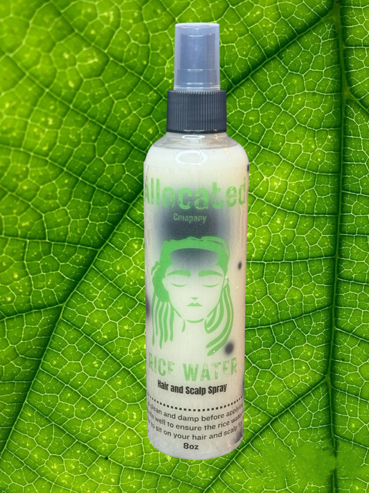 Rice water hair and scalp spray